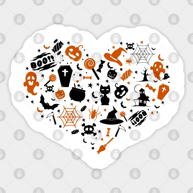 Love Halloween Sticker by KsuAnn